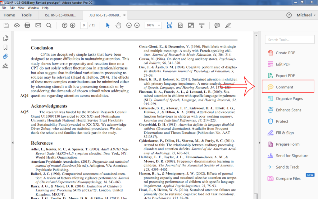 Annotating Your Pdf Proof With Adobe Asha Journals Academy