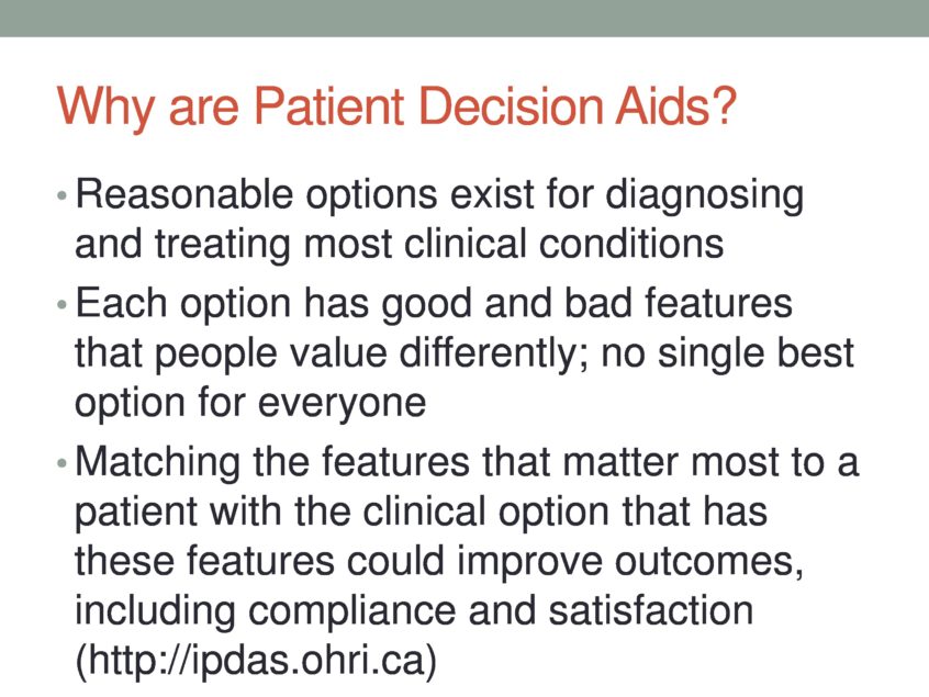 Client-Centered Communication and Patient Decision Aids - ASHA Journals ...