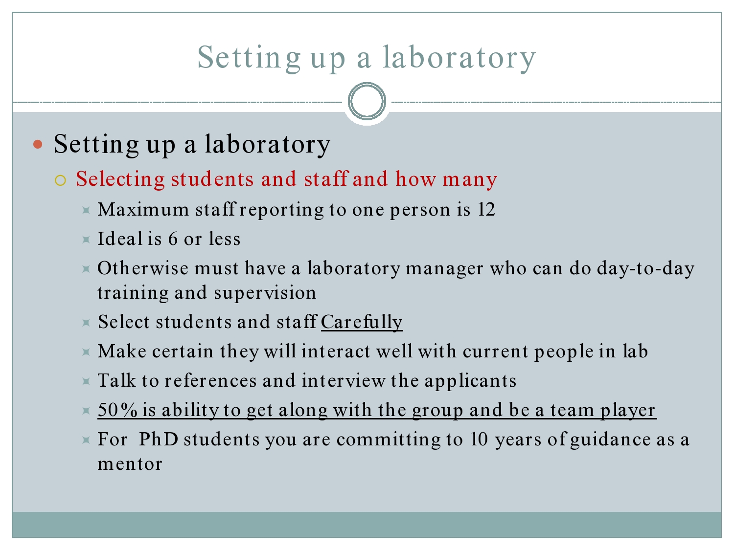 Tips For Setting Up Your Lab - ASHA Journals Academy