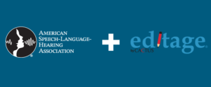 ASHA Launches Author Services Collaboration With Editage