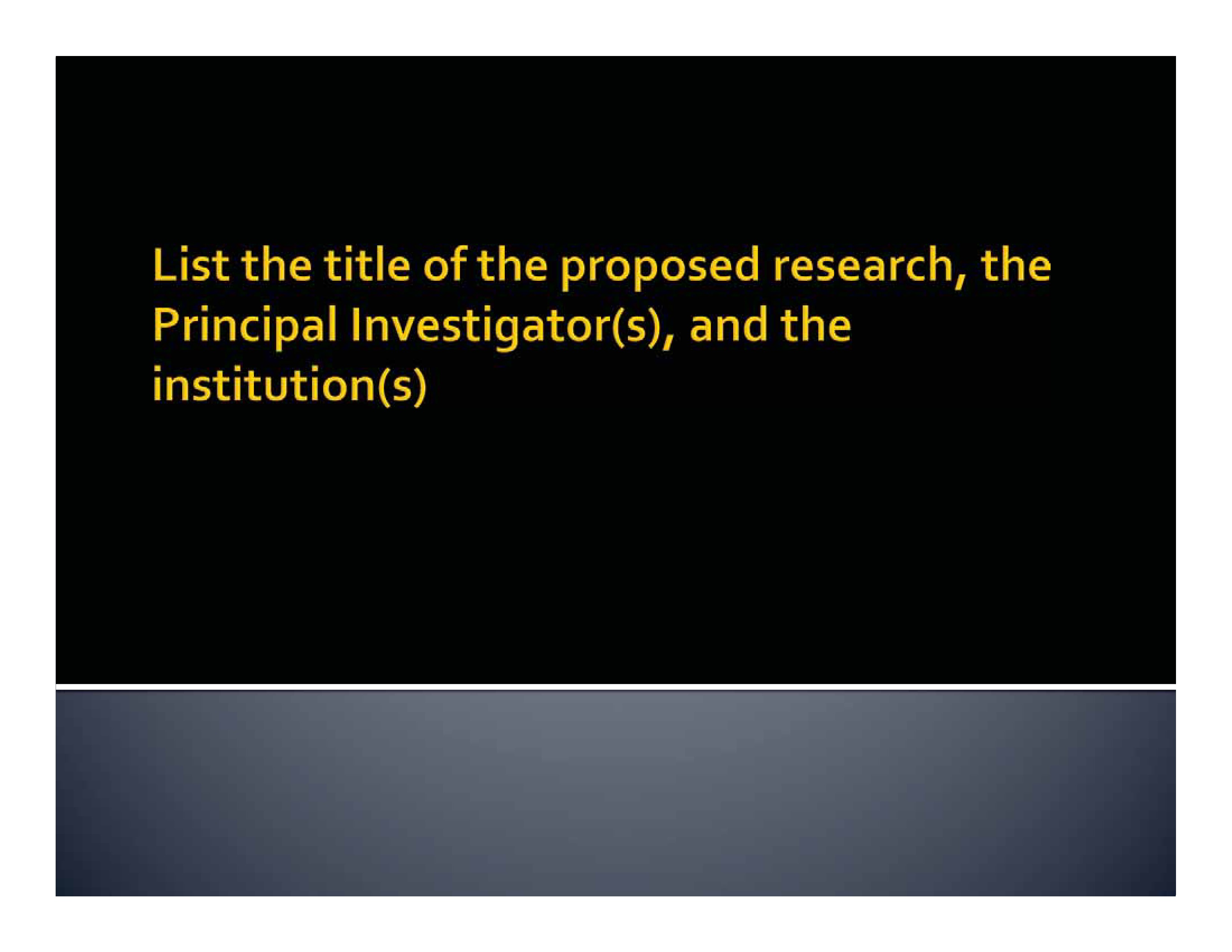 how to write clinical research proposal