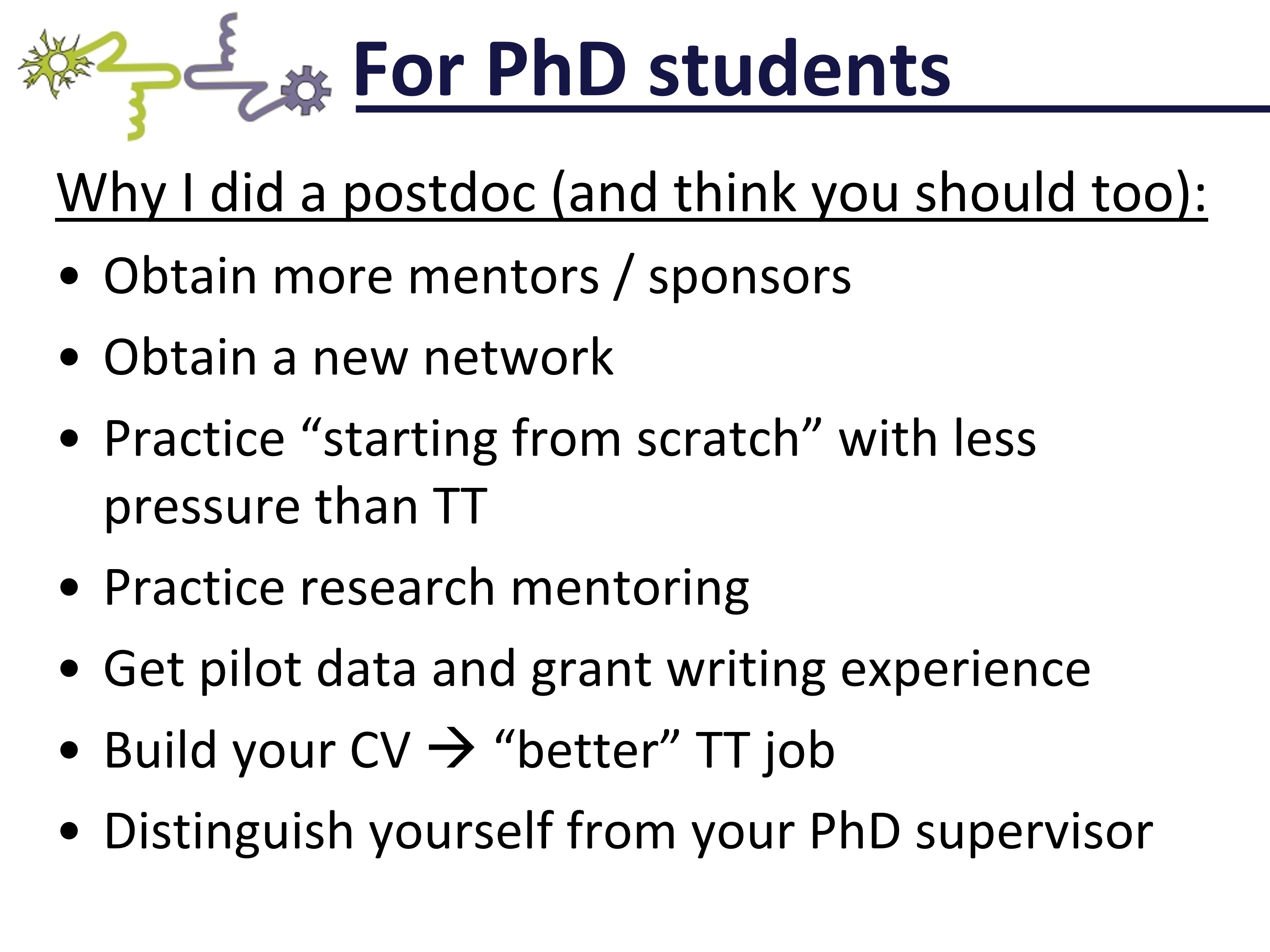 postdoc vs phd student