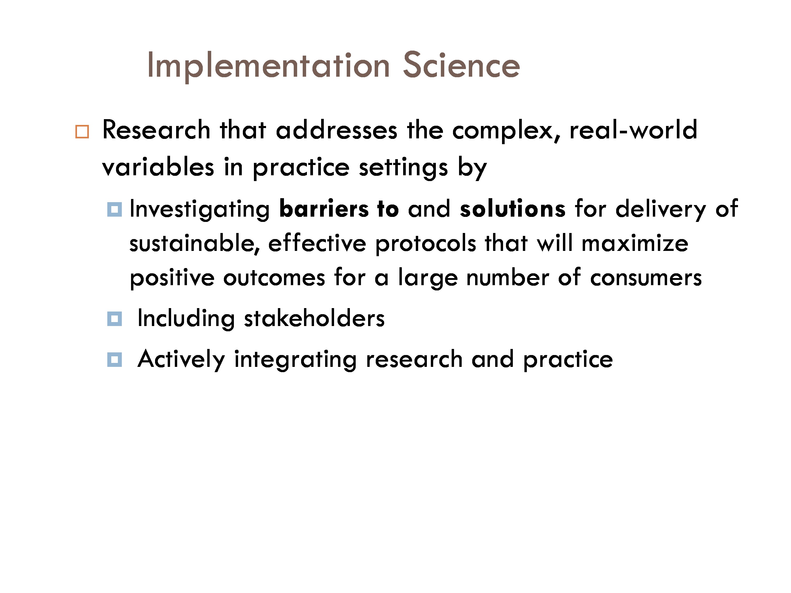 case study implementation science
